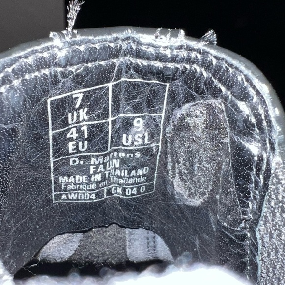 Dr. Martens - Faun Black Patent Leather Slip On Chelsea Boot Sz 9 - Picture 14 of 14